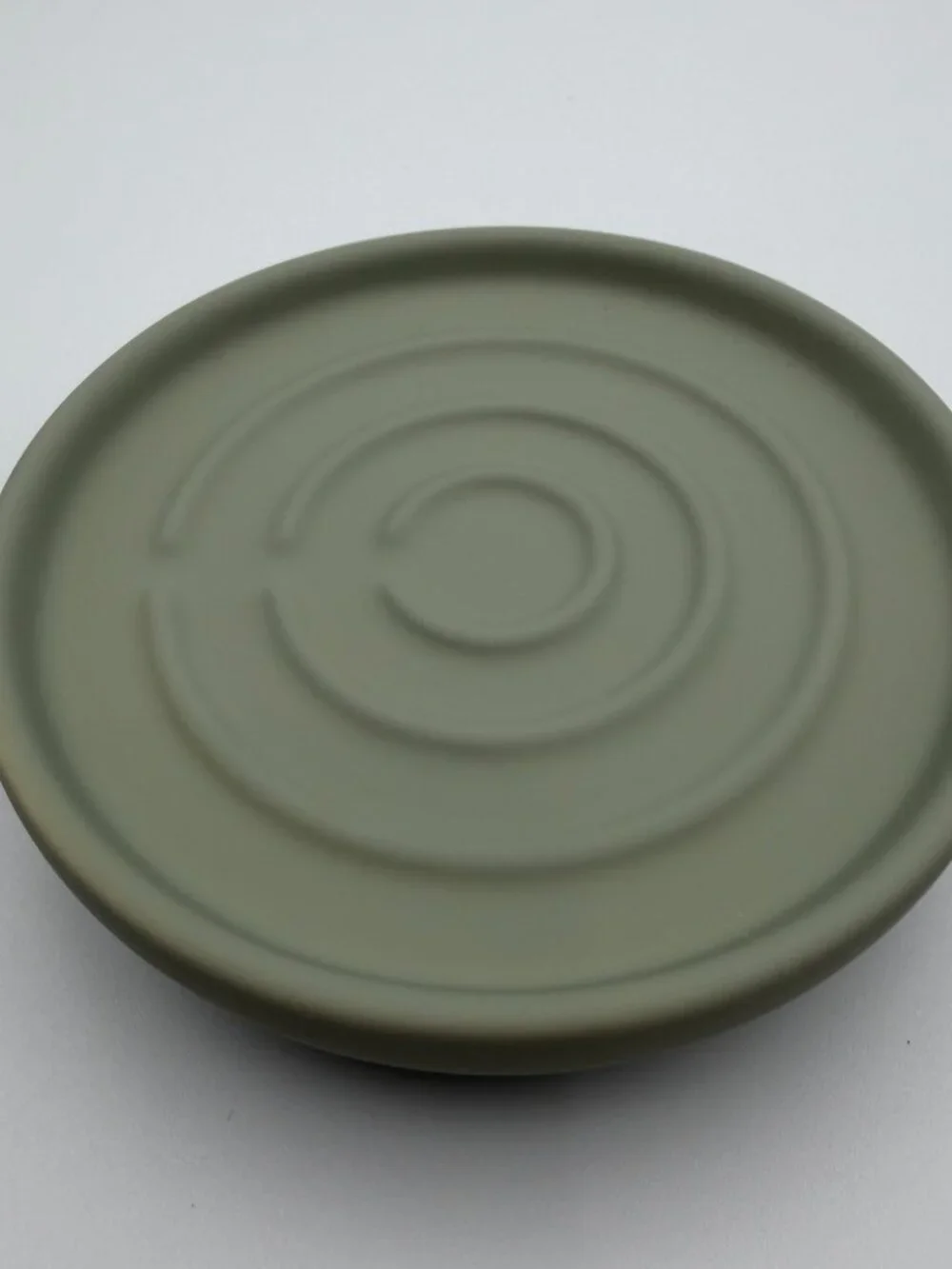Zone Denmark Nova One Porcelain Soap Dish Matcha Green Minimalist NIB